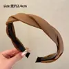 Diadema de Peluche con Estampado de Leopardo Otoño e Invierno para Mujer 2026 Nuevo Top Alto de Calavera Hace que la Cara se Vea Más Pequeña Diadema Uso Diario Exterior Pinza para el Cabello Tocado