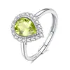 Conjunto de Joias de Ametista Natural Prata de Lei S925 Design de Alto Padrão Topázio Granate em Forma de Gota Colar para Mulheres