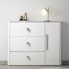 Venda Direta de Fábrica Francês Alto Padrão Luxo Leve Multicor Prata Galvanizado Móveis Gaveta Armário Porta Pequena Puxador Puxador de Guarda-Roupa