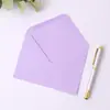Envelopes Coloridos C6 de Cor Sólida Transfronteiriços Estilo Europeu com Fecho Adesivo, Adesivo Colorido 120g, Origem Amazon, Logotipo Personalizado