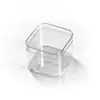 Caja de Cristal Transparente Acrílica Diadema Pasador Goma Elástica Lazo para el Cabello Pasador Caja de Joyería Accesorios para el Cabello de Niña Caja de Embalaje de Plástico