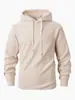 Moletom com Capuz de Manga Longa Masculino Outono e Inverno, Moderno, Casual, Personalizado, Versátil Moletom de Veludo Coral com Capuz
