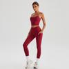 Top Esportivo, Roupas Fitness Femininas, Sutiã de Yoga com Bojo, Camiseta Regata, Conjunto de Duas Peças, Conjunto de Roupas para Yoga