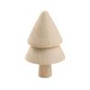 Adornos de decoración del hogar de estilo pastoral, productos creativos de madera pintada para niños, accesorios para árboles pequeños de doble capa de color tronco