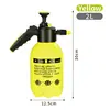 Pulverizador de Presión Manual con Bomba, 0.8L/1.5L /2L/2.5L/3L Pulverizador de Jardín Engrosado de PP+PE con Boquilla de Latón Ajustable, Pulverizador Manual Antifugas para Plantas de Interior y Exterior, Jardinería, Limpieza