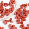 Jenga Cuadrado Colorido Dingyi Luna Fría Cuentas Acrílicas Galvanizadas con Agujero Pasante Cuentas Sueltas Cadena para Teléfono Móvil DIY Accesorios de Joyería