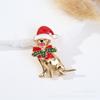 Europa y Estados Unidos Navidad nuevo ciervo sika broche temperamento Joker accesorios festivos todo el camino tienes un lote de broche de alfiler de ramillete