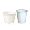 Cubo Redondo de Plástico Engrosado, Cubo de Agua de Grado Alimenticio, Cubo para Montacargas, Cubo de Fermentación con Tapa, Cubo de PE de Pared Gruesa con Tapa Abierta