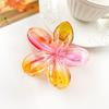 Presilha de Cabelo Estilo Plumeria Romântico de Verão para Mulheres Europeias e Americanas ins Hot Girls Grampo de Cabelo Bauhinia Disco na Parte de Trás da Cabeça Acessórios de Cabelo