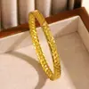 Pulseira de Aço Inoxidável com Corrente de Folha Flor Coração Geométrico Aberto Moda Transfronteiriça Europeia e Americana para Mulheres