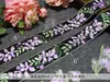 Encaje Glicina Iris Accesorios Bordado Pesado Bordado Manga Cuello Dinastía Han Borde de Cortina de Organza DIY
