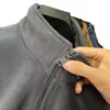 Chaleco polar para hombre, chaleco informal con hombros descubiertos, chaqueta cálida de polar para primavera y otoño, serie japonesa