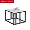 Sala de Recepción Oficina Sofá y Mesa de Café Set, Moderno Sencillo Reunión de Negocios Sencillo Oficina Hileras de Sillas, Sofá de Tres Plazas