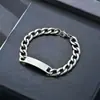 Pulseras de acero inoxidable para pareja, modernas y únicas, con un estilo retro punk y hip-hop, y no se decolorarán