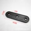 Pieza de ajuste de cuerda de tienda 3.8cm pieza de ajuste de tres agujeros hebilla de tres agujeros hebilla de cuerda de viento al por mayor en stock hebilla de fijación de tienda