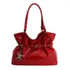 Bolsa Tote Casual Grande Capacidade para Mulheres 2026 Novo Modelo para Trabalho e Deslocamento, Bolsa de Ombro/Axila Fashion e Estilosa