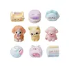 Lindo Dibujo Animado Estéreo Miniatura Gatito y Cachorro Accesorios para Joyería Decoración con Pegamento de Crema Llavero Colgante DIY Resina