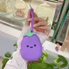 2026 Nova Bolsa de Batom Fashion Batata Fofa Bolsa de Armazenamento de Cosméticos de Silicone Pingente Portátil Criativo Casual