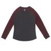 Ovelha Perdida Patchwork de Lã Merino Manga Longa Camiseta de Secagem Rápida Manga Raglan Feminina Camiseta de Secagem Rápida de Lã Merino