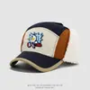 Novo chapéu Lei Feng infantil do Ultraman, gorro de inverno com proteção para as orelhas para meninos e meninas, à prova de frio para atividades ao ar livre, forrado com fleece, quente, color block