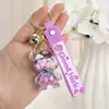 Llavero de Botella de Arena Líquida de Dibujos Animados, Pequeños Regalos para Puestos, Accesorios Acrílicos al por Mayor, Colgante Relleno de Aceite, Rasca Gatos Lindo de Regalo