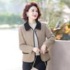 Abrigo Estilo Western Estilo Chanel para Madre Ropa para Mujeres de Mediana Edad para Primavera y Otoño Cardigan Corto Elegante para Personas de Mediana Edad y Mayores Otoño e Invierno
