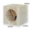 Caja de madera maciza tweeter de 1,5 pulgadas woofer de 4 pulgadas 5 pulgadas 6,5 pulgadas 8 pulgadas audio para coche caja vacía altavoz para casa