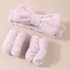 Muñequera Impermeable de Felpa de Dibujos Animados Bola de Arroz Linda Esponjosa Muñequera de Lavado para Niña Muñequera Absorbente Anti-Humedad