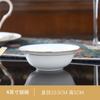 Louça de Jingdezhen Hotel Clube Banquete Tigelas Cerâmicas e Hashis Pratos Conjunto de Prato e Tigela de Porcelana com Borda Dourada Cerâmicas de Jingdezhen