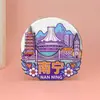 Ímãs de Geladeira de Guangxi, Lembranças de Madeira Culturais e Criativas com Tema de Cidade, Ímãs de Geladeira Turísticos das Cidades de Guilin, Liuzhou, Nanning