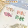 Novo Estilo Pequena Flor Dourada Esmalte em Gel para Unhas, Cor Translúcida Ice da Moda para Primavera e Verão, Glitter Super Brilhante, Esmalte Exclusivo para Salão de Unhas Venda por Atacado