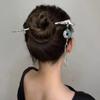 Brincos Presilha de Cabelo Ping An Dupla Utilização Presilha de Cabelo com Franja Destacável Elegante Vento Frio Cabeça Traseira Cabelo Acessórios de Cabelo