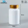 Fabricante Botella de Plástico 200cc Botella de Boca Ancha PET Sellada Botella de Embalaje para Líquidos Sólidos Polvo Sub-Embalaje Botella para Tabletas Cápsulas