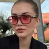 Nuevas Gafas de Sol Aviador Retro de Doble Puente, Clásicas y de Moda, Unisex, Diseño de Nicho, Gafas de Sol Elegantes
