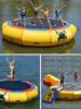 Trampolín Inflable Grueso para Agua, Parque Infantil, Piscina para Niños, Tobogán, Juguete de Verano, Parque Acuático al Aire Libre, Trampolín