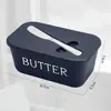Caixa de Manteiga com Faca Amazon, Grande Capacidade, Caixa de Queijo de PP de Grau Alimentício, Armazenamento na Geladeira para Queijo