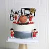 Adornos de Decoración para Pastel de Deportes de Baloncesto Tema de Slam Dunk Niño Arreglo de Cumpleaños Adorno para Pastel de Zapato de Baloncesto Rukawa Maple