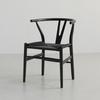 Estilo Shuiji Preto Restaurante Home Madeira maciça Cadeira de jantar Ash Chandigarh Rattan Book Chair Homestay Cadeira de mesa