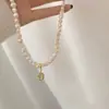Colar de Coração Borboleta com Contas Estilo Coreano Super Fada Moda de Nicho Doce Versátil Popular Mesmo Estilo Colar de Alta Qualidade