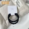 Otoño e Invierno Sencillo y Elegante Versátil Goma para Coleta Serie de Nuevos Colores Coreanos Cuerda para el Cabello Diagonal de Alta Elasticidad Diadema de Colores