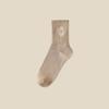 Meias esportivas de algodão femininas, desodorantes, absorventes de suor, meias de tubo, meias sem osso, meias femininas de cor sólida, primavera e verão, meias Zhuji, atacado