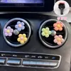 Perfume para Coche Dibujo Animado Flores Pequeñas Decoración para Salida de Aire del Coche Aromaterapia Desodorante para Interior de Coche Fragancia Ligera de Larga Duración Fragancia para Coche