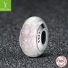 Suministro directo de fábrica Plata de ley 925 cuentas de vidrio Europeo y Americano popular DIY accesorios para pulsera con cuentas joyería hecha a mano SCZ065