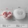 Molde de Flor de Amor Flor de Rosa Aromaterapia DIY Flor Artesanal Sabonete Goma Soltando Vela de Gesso Molde de Silicone