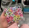 Diademas elásticas negras para niños, suaves con el cabello, alta elasticidad, sujetadores de pelo duraderos, accesorios para el cabello