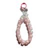 Pingente de corrente de telefone móvel de cristal de alta qualidade Nova corrente frisada Pulseira de pulso pendurada Pulseira de pulso Cordão feminino elegante claro