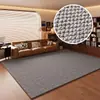 Nuevo Estilo Estilo Simple Felpudo Imitación Sisal para Sala de Estar, Color Puro, Sensación de Alta Gama, Área Grande, Cobertura Total, Resistente a Manchas, Felpudo Antideslizante