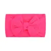 Diadema Elástica de Nylon Tejida a Mano de Color Sólido con Lazo de Ala Ancha para Niños, Amazon Europeo y Americano Transfronterizo, Accesorios para el Cabello Infantil 228
