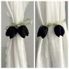 Cortinas para Casamento e Casa Nova Tiras de Tulipa Sala de Casamento Quarto Sala de Estar Cortinas Vinho Decoração Layout Suprimentos para Chá de Casa Nova