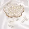 ABS Bege moagem de água destaque moldado imitação de pérola diy acessórios de joias pulseira feita à mão colar pingente grampo de cabelo